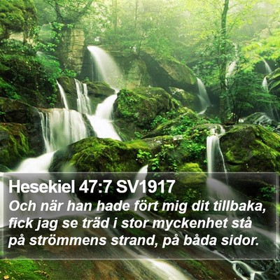 Hesekiel 47:7 SV1917 Bible Verse Image