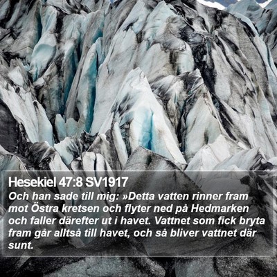 Hesekiel 47:8 SV1917 Bible Verse Image