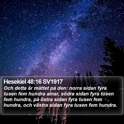 Hesekiel 48:16 SV1917 Bible Verse Image