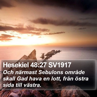 Hesekiel 48:27 SV1917 Bible Verse Image