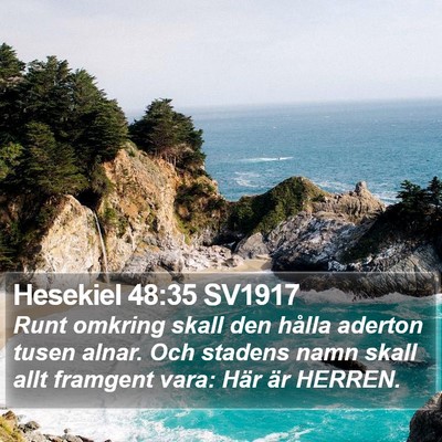 Hesekiel 48:35 SV1917 Bible Verse Image