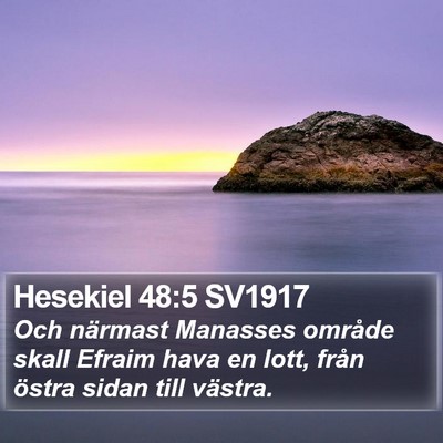 Hesekiel 48:5 SV1917 Bible Verse Image