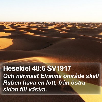 Hesekiel 48:6 SV1917 Bible Verse Image