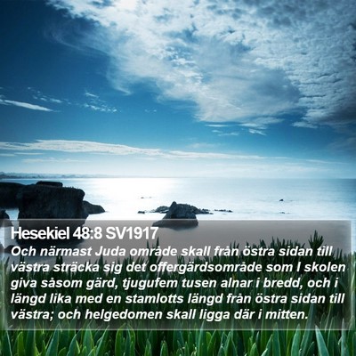 Hesekiel 48:8 SV1917 Bible Verse Image