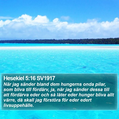 Hesekiel 5:16 SV1917 Bible Verse Image