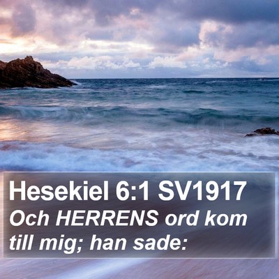 Hesekiel 6:1 SV1917 Bible Verse Image