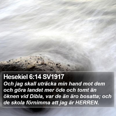 Hesekiel 6:14 SV1917 Bible Verse Image