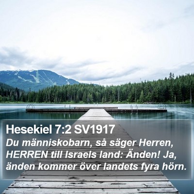 Hesekiel 7:2 SV1917 Bible Verse Image