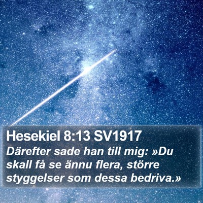 Hesekiel 8:13 SV1917 Bible Verse Image