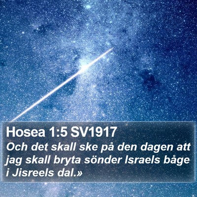 Hosea 1:5 SV1917 Bible Verse Image