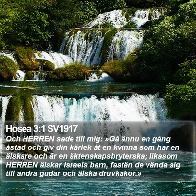 Hosea 3:1 SV1917 Bible Verse Image