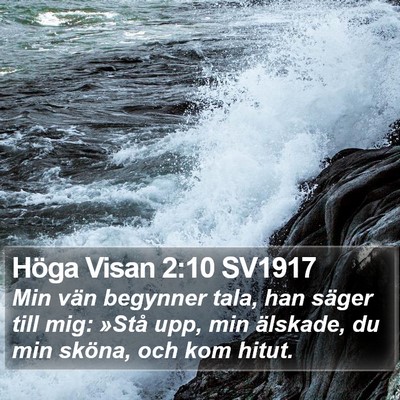 Höga Visan 2:10 SV1917 Bible Verse Image
