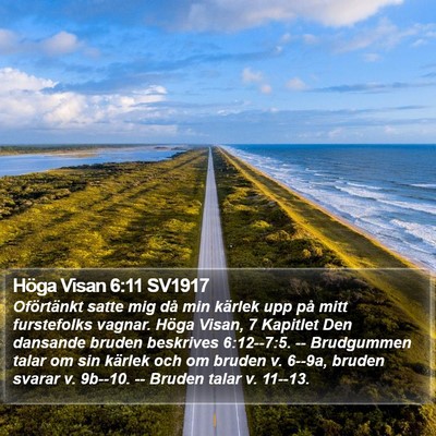 Höga Visan 6:11 SV1917 Bible Verse Image