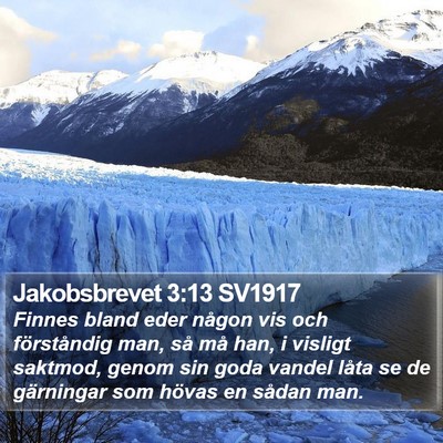 Jakobsbrevet 3:13 SV1917 Bible Verse Image