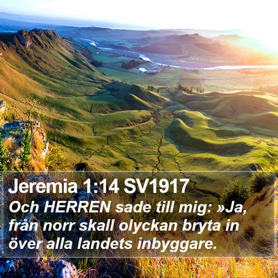 Jeremia 1:14 SV1917 Bible Verse Image