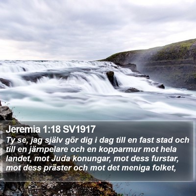 Jeremia 1:18 SV1917 Bible Verse Image