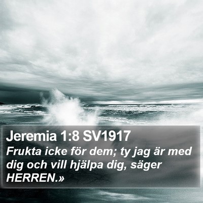 Jeremia 1:8 SV1917 Bible Verse Image