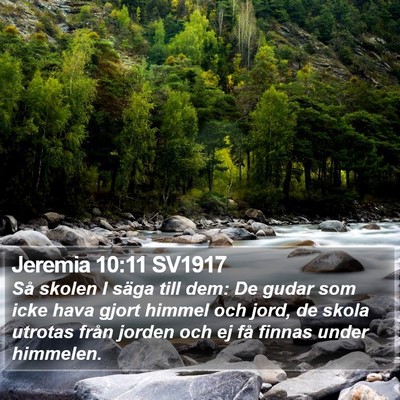 Jeremia 10:11 SV1917 Bible Verse Image