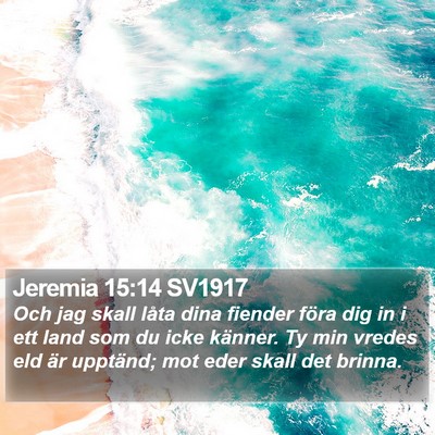 Jeremia 15:14 SV1917 Bible Verse Image