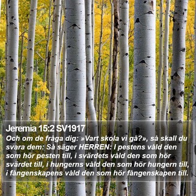 Jeremia 15:2 SV1917 Bible Verse Image