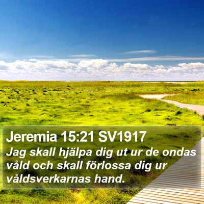 Jeremia 15:21 SV1917 Bible Verse Image
