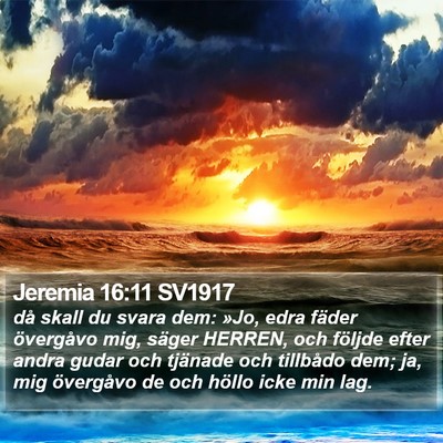 Jeremia 16:11 SV1917 Bible Verse Image