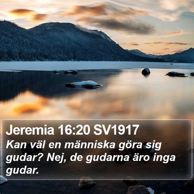 Jeremia 16:20 SV1917 Bible Verse Image