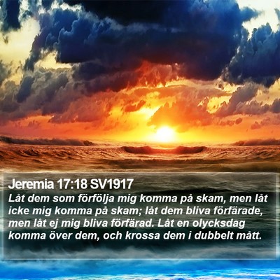 Jeremia 17:18 SV1917 Bible Verse Image