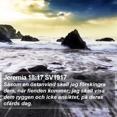 Jeremia 18:17 SV1917 Bible Verse Image
