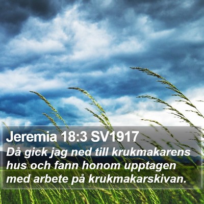 Jeremia 18:3 SV1917 Bible Verse Image