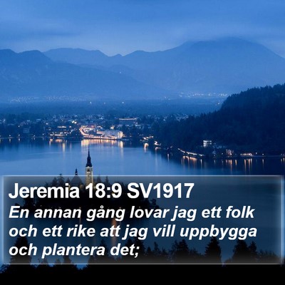 Jeremia 18:9 SV1917 Bible Verse Image