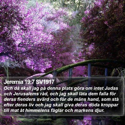 Jeremia 19:7 SV1917 Bible Verse Image