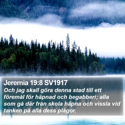 Jeremia 19:8 SV1917 Bible Verse Image