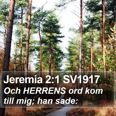 Jeremia 2:1 SV1917 Bible Verse Image