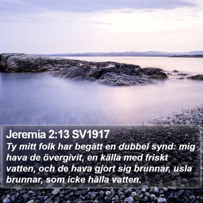 Jeremia 2:13 SV1917 Bible Verse Image