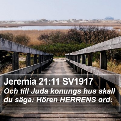 Jeremia 21:11 SV1917 Bible Verse Image