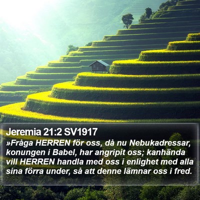 Jeremia 21:2 SV1917 Bible Verse Image