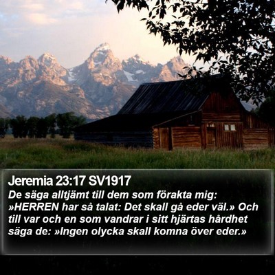 Jeremia 23:17 SV1917 Bible Verse Image