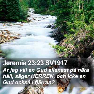 Jeremia 23:23 SV1917 Bible Verse Image