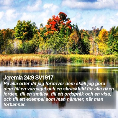 Jeremia 24:9 SV1917 Bible Verse Image