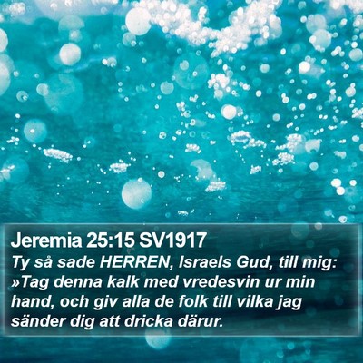 Jeremia 25:15 SV1917 Bible Verse Image
