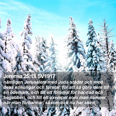 Jeremia 25:18 SV1917 Bible Verse Image