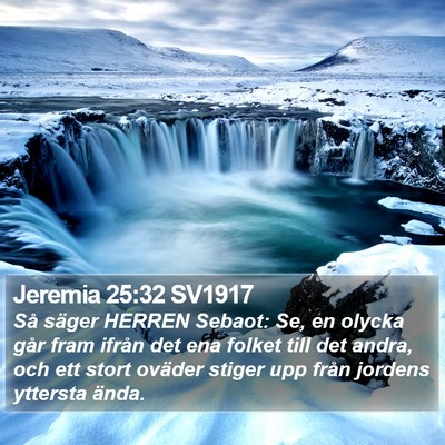 Jeremia 25:32 SV1917 Bible Verse Image