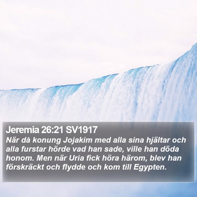 Jeremia 26:21 SV1917 Bible Verse Image