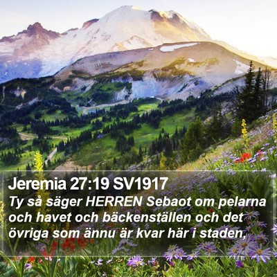 Jeremia 27:19 SV1917 Bible Verse Image