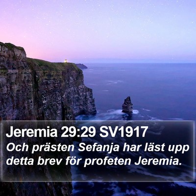 Jeremia 29:29 SV1917 Bible Verse Image