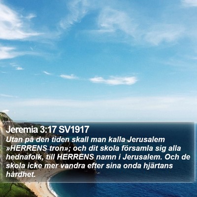 Jeremia 3:17 SV1917 Bible Verse Image