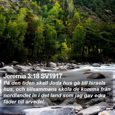 Jeremia 3:18 SV1917 Bible Verse Image