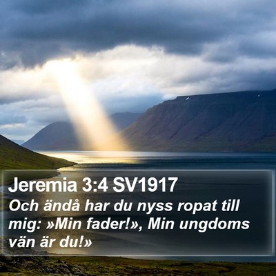 Jeremia 3:4 SV1917 Bible Verse Image