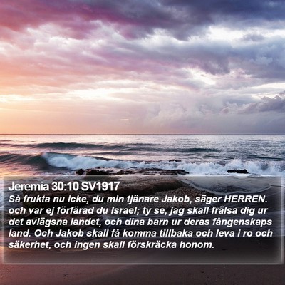 Jeremia 30:10 SV1917 Bible Verse Image